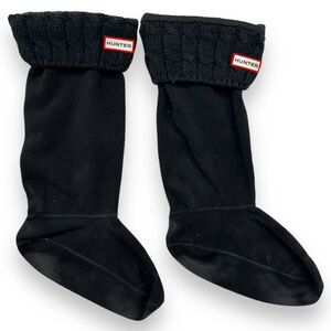 Hunter Original Women's L Stitch Cable  Black Size L
